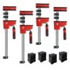 Bessey REVOlution Parallel Clamp/Framing Kit With (2) 50'', (2) 24'' And KP Blocks -Carpentry Shop 61041 19 1000 1