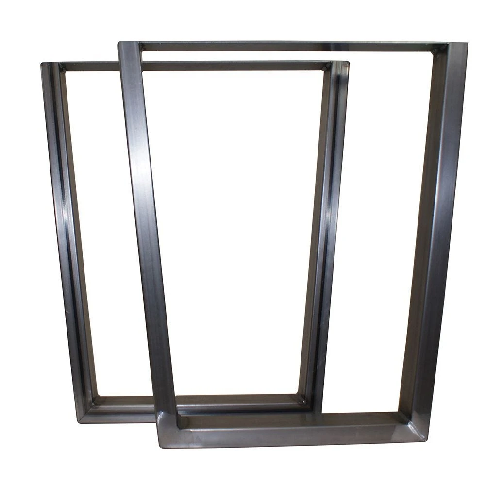 V-Shaped Welded Steel Table Leg Set, Black 15 V-Shaped Welded Steel Table Leg Set, Black - Image 13