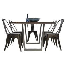 V Shape Welded Steel Table Leg Set, Unfinished 35 V Shape Welded Steel Table Leg Set, Unfinished -Carpentry Shop 61456 04 1000