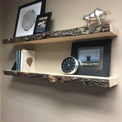 White Pine Live Edge Shelf -Carpentry Shop 61628 02 1000 1