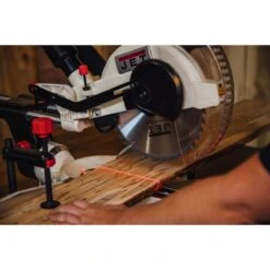 Jet 10'' Dual-Bevel Sliding Compound Miter Saw -Carpentry Shop 61690 011 1000