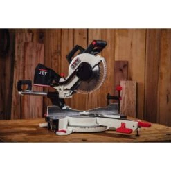 Jet 10'' Dual-Bevel Sliding Compound Miter Saw -Carpentry Shop 61690 06 1000