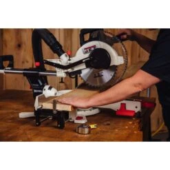 Jet 10'' Dual-Bevel Sliding Compound Miter Saw -Carpentry Shop 61690 09 1000
