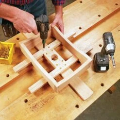 Rockler Bar-Height Adirondack Table Plan With Templates -Carpentry Shop 61795 15 1000 1