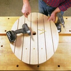 Rockler Bar-Height Adirondack Table Plan With Templates -Carpentry Shop 61795 17 1000 1