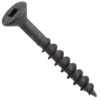 Centerline #10 X 1-1/4'' Flat Head Square Drive Wood Screws, Black, 100-Pack -Carpentry Shop 61847 01 1000 2