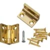 Brusso Solid Brass Small Box Stop Hinges -Carpentry Shop 62133 01 1000