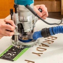 Dust Right Click-Connect Router Dust Port And Plate -Carpentry Shop 62148 04 1000