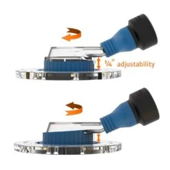 Dust Right Click-Connect Router Dust Port And Plate -Carpentry Shop 62148 08 1000