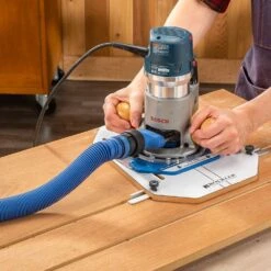Dust Right Click-Connect Router Dust Port And Plate -Carpentry Shop 62148 09 1000
