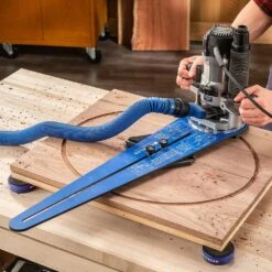 Dust Right Click-Connect Router Dust Port And Plate -Carpentry Shop 62148 10 1000