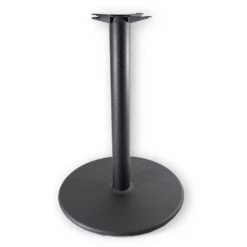Round Flat Style 30'' Dia. Cast Iron Table Base, Bar Height