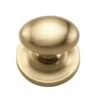 1-1/2''Egg Cabinet Knob On Rose, Satin Brass 2 1-1/2''Egg Cabinet Knob On Rose, Satin Brass -Carpentry Shop 63385 01 1000 1