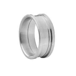 Stainless Steel 2-Piece Ring Core, 6mm Wide, Size 15 -Carpentry Shop 63455 01 1000 25