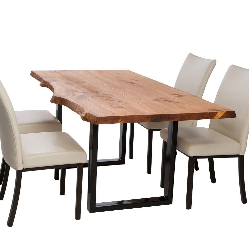 U-ShapedWelded Steel Table Leg Set, Black 17 U-ShapedWelded Steel Table Leg Set, Black - Image 15