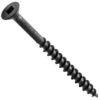 Centerline #10 X 2-1/2'' Flat Head Square Drive Wood Screws, Black, 100-Pack -Carpentry Shop 63642 01 1000 3