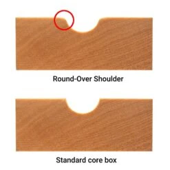 Rockler Rounded-Shoulder Juice Groove Router Bit -Carpentry Shop 64169 04 1000 1