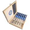 Two Cherries - Set Of Six Chisels With2-Component Handle In Wooden Box -Carpentry Shop 64181 01 1000