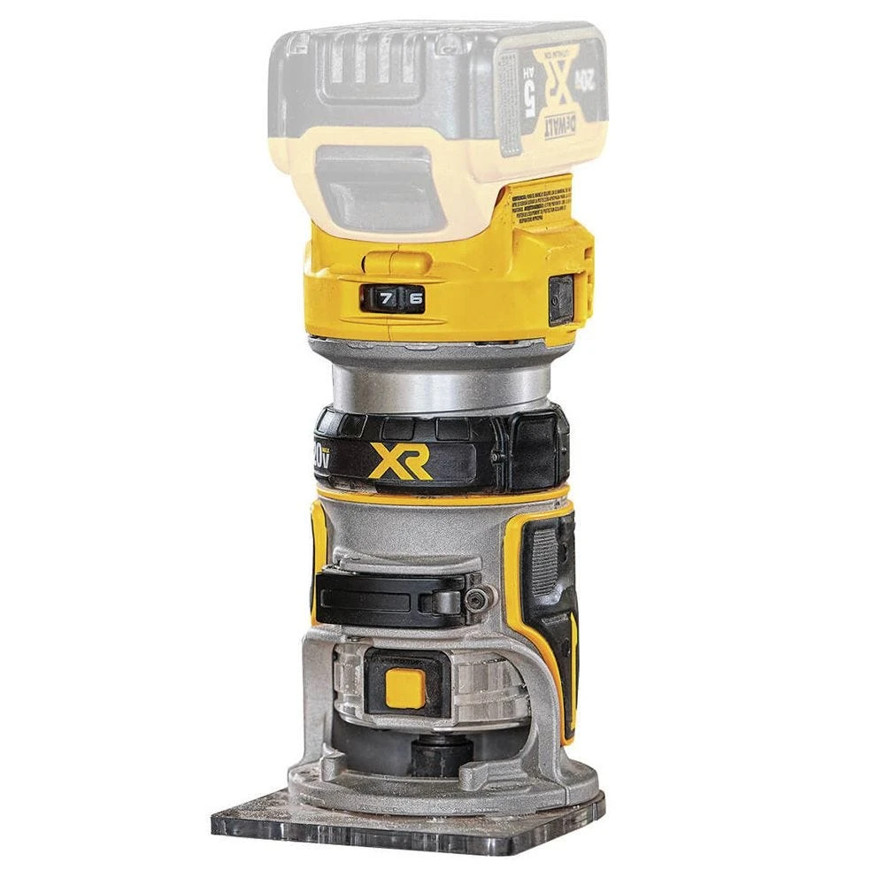DeWalt 20V MAX* XR Cordless/Brushless Compact Router, Bare Tool 3 DeWalt 20V MAX* XR Cordless/Brushless Compact Router, Bare Tool