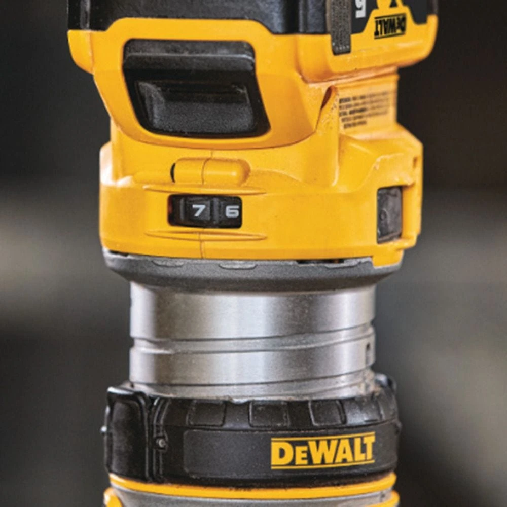 DeWalt 20V MAX* XR Cordless/Brushless Compact Router, Bare Tool 6 DeWalt 20V MAX* XR Cordless/Brushless Compact Router, Bare Tool - Image 4
