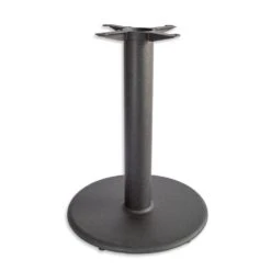Round Flat Style 22'' Dia. Cast Iron Table Base, 4'' Dia. Column, Table Height