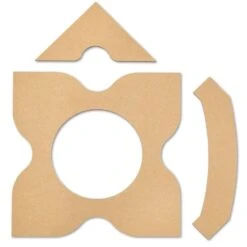 Rockler Bird Feeder Station Plan With 1/4'' MDF Templates -Carpentry Shop 64359 014 1000