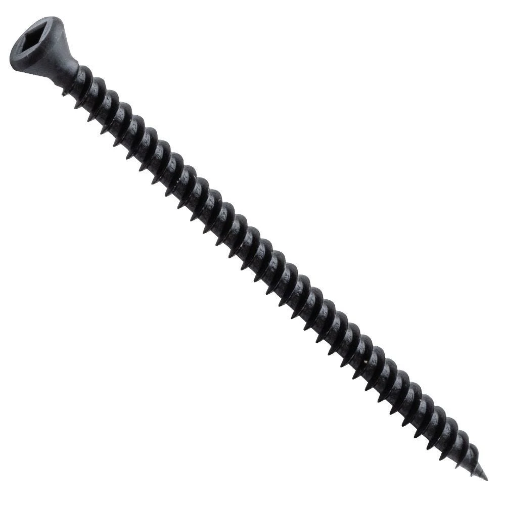 Centerline #6 X 2-1/4'' Trim Head Square Drive Wood Screws, Black, 100-Pack 3 Centerline #6 X 2-1/4'' Trim Head Square Drive Wood Screws, Black, 100-Pack