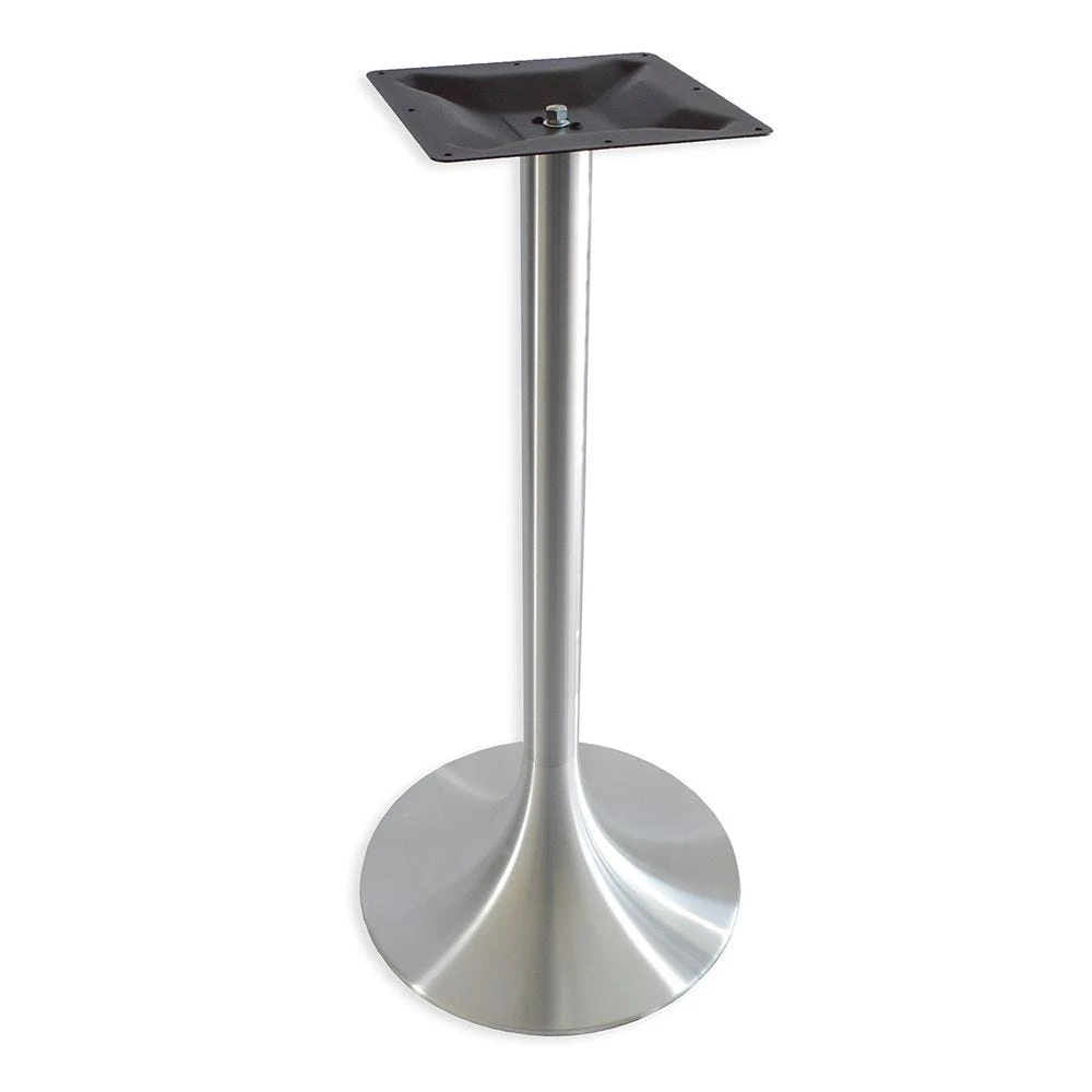 Trumpet Dia. Aluminum Table Base, Bar Height 4 Trumpet Dia. Aluminum Table Base, Bar Height - Image 2
