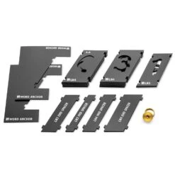 Rockler Interlock Signmaker's Templates, Script Font -Carpentry Shop 64759 02 1000 1