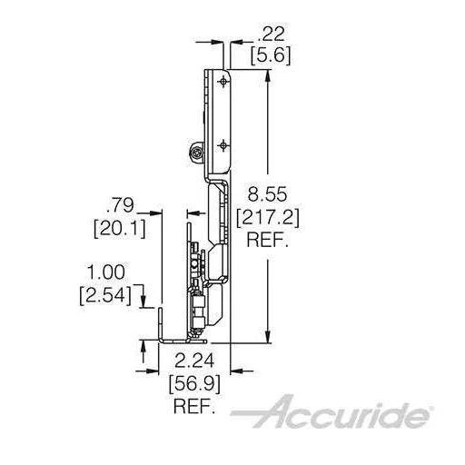 Accuride 1321 Pro-Pocket Door Slides With Hinges 4 Accuride 1321 Pro-Pocket Door Slides With Hinges - Image 2