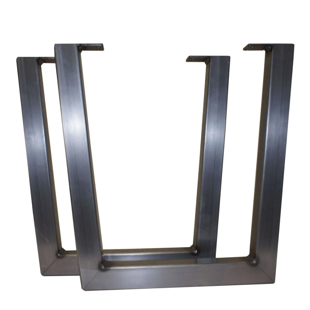 V Shape Welded Steel Table Leg Set, Unfinished 6 V Shape Welded Steel Table Leg Set, Unfinished - Image 4