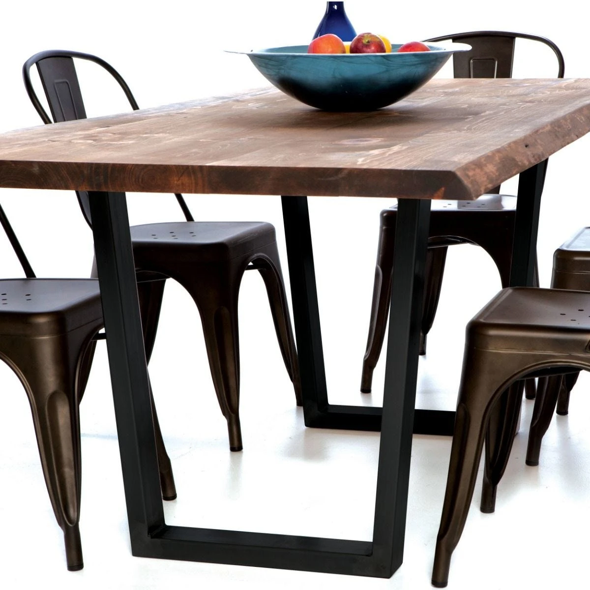 V-Shaped Welded Steel Table Leg Set, Black 12 V-Shaped Welded Steel Table Leg Set, Black - Image 10