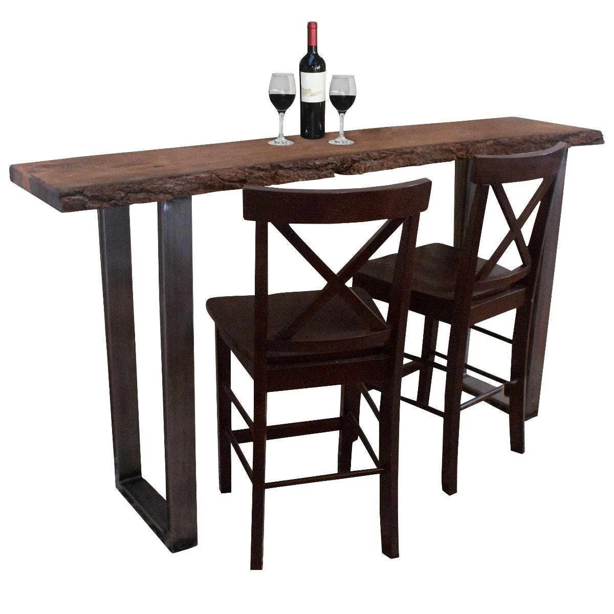 U-ShapedWelded Steel Table Leg Set, Black 11 U-ShapedWelded Steel Table Leg Set, Black - Image 9