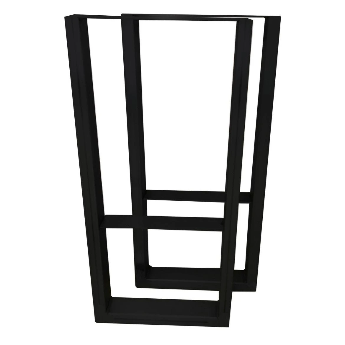 V-Shaped Welded Steel Table Leg Set, Black 18 V-Shaped Welded Steel Table Leg Set, Black - Image 16