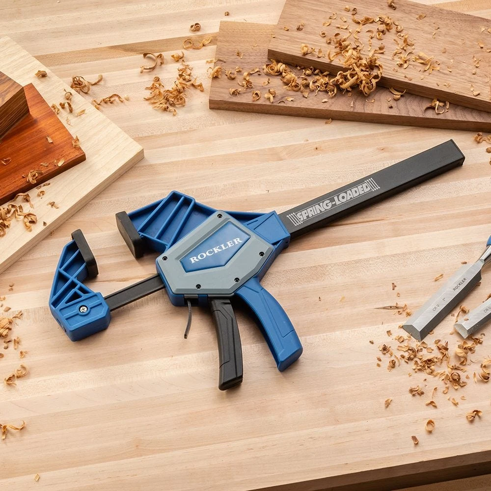 Rockler 6'' Heavy-Duty Spring-Loaded Bar Clamp 7 Rockler 6'' Heavy-Duty Spring-Loaded Bar Clamp - Image 5