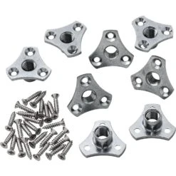 Screw-On Tee Nuts 3/8" X 16 TPI, 8 Pack