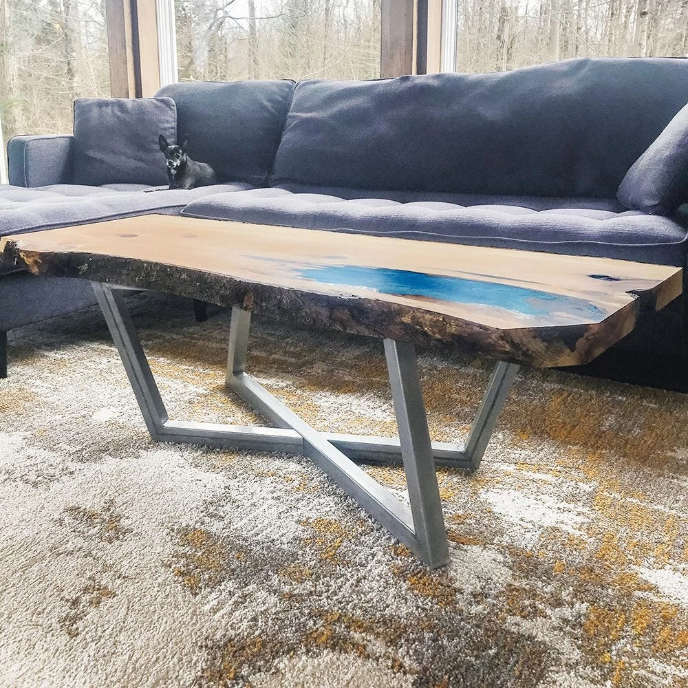 15-1/2''H Rhombus Welded Steel Coffee Table Base, Unfinished 5 15-1/2''H Rhombus Welded Steel Coffee Table Base, Unfinished - Image 3