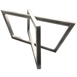 15-1/2''H Rhombus Welded Steel Coffee Table Base, Unfinished 23 15-1/2''H Rhombus Welded Steel Coffee Table Base, Unfinished -Carpentry Shop 68572 07 1000
