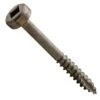 Centerline #7 X 1-1/4'' Pan Head Square Drive Pocket Hole Screws, Fine Thread, Lube Finished, 200-Pack -Carpentry Shop 68707 01 1000