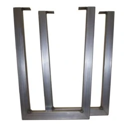 V Shape Welded Steel Table Leg Set, Unfinished 30 V Shape Welded Steel Table Leg Set, Unfinished -Carpentry Shop 69315 01 1000 1