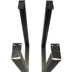 V Shape Welded Steel Table Leg Set, Unfinished 32 V Shape Welded Steel Table Leg Set, Unfinished -Carpentry Shop 69315 03 1000 2