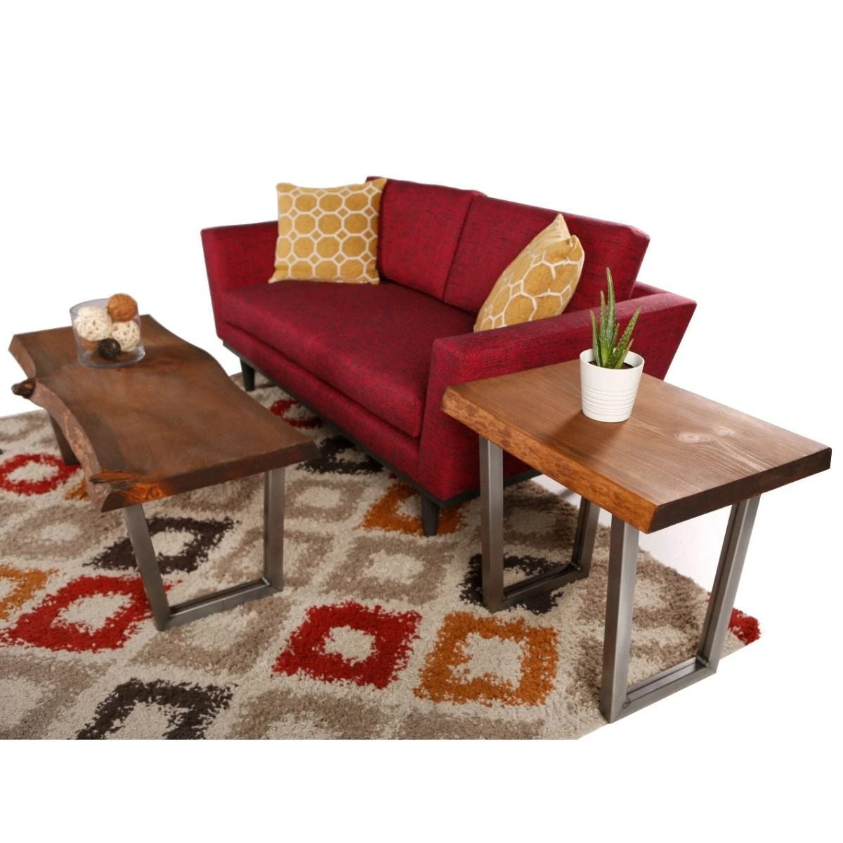 V Shape Welded Steel Table Leg Set, Unfinished 5 V Shape Welded Steel Table Leg Set, Unfinished - Image 3