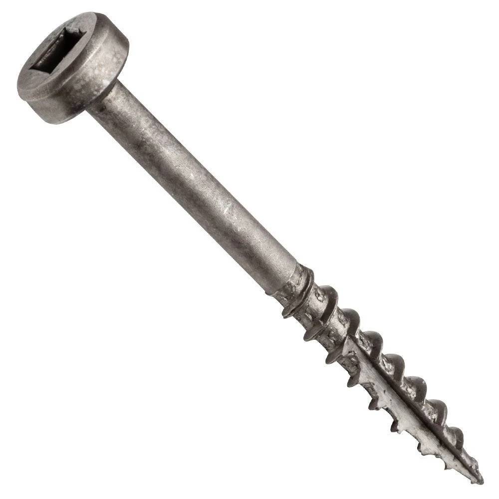 Centerline #7 X 1-1/2'' Pan Head Square Drive Pocket Hole Screws, Coarse Thread, Lube Finished, 200-Pack 3 Centerline #7 X 1-1/2'' Pan Head Square Drive Pocket Hole Screws, Coarse Thread, Lube Finished, 200-Pack