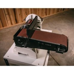 Jet® Combination 6'' X 48'' Belt & 9'' Disc Sander W/Closed Stand -Carpentry Shop 711812 04 1000