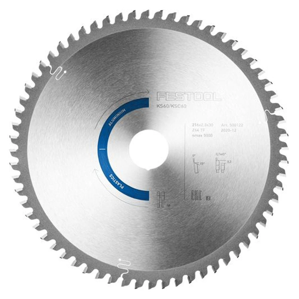 Festool 8-1/2'' Saw Blade For KSC 60, Aluminum/Plastics (576929) 3 Festool 8-1/2'' Saw Blade For KSC 60, Aluminum/Plastics (576929)