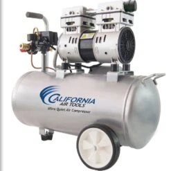 California Air Tools Ultra Quiet Air Compressor 8010, 1HP, 8-Gallon Steel Tank -Carpentry Shop 71251 03 1000