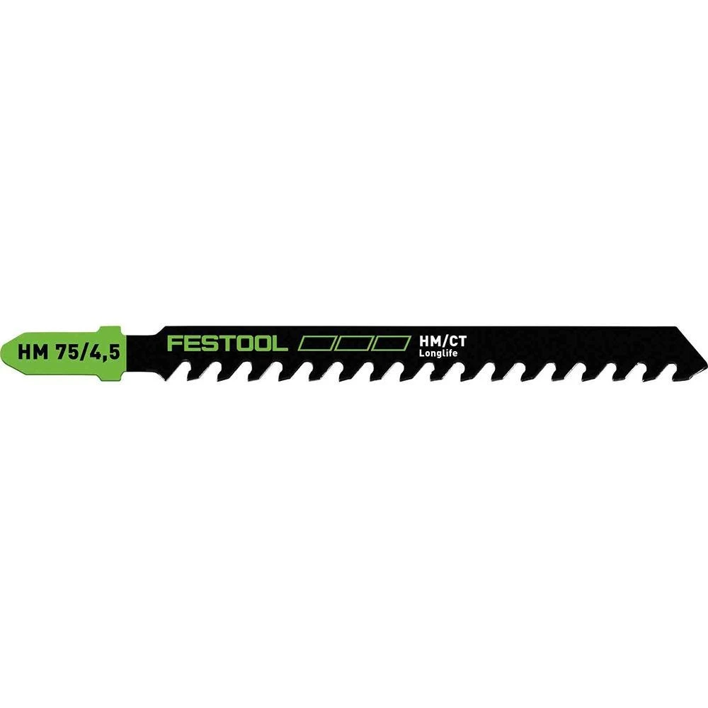 Festool Jigsaw Blade, Abrasive Building Materials, HM 75/4,5, 1 Piece (204343) 3 Festool Jigsaw Blade, Abrasive Building Materials, HM 75/4,5, 1 Piece (204343)
