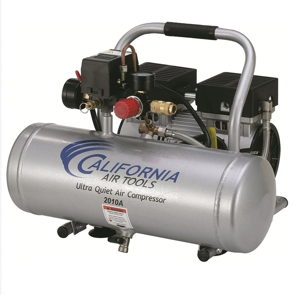 California Air Tools Ultra Quiet Air Compressor 2010A, 1HP, 2-Gallon 4 California Air Tools Ultra Quiet Air Compressor 2010A, 1HP, 2-Gallon - Image 2