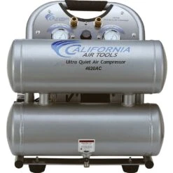 California Air Tools Ultra Quiet Air Compressor 4620AC, 2HP, 4.6-Gallon Aluminum Tank