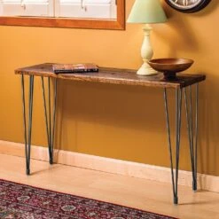 I-Semble 3-Rod Hairpin Table Legs W/Adjustable Feet, 4-Pack, Black -Carpentry Shop 87620 04 1000 1